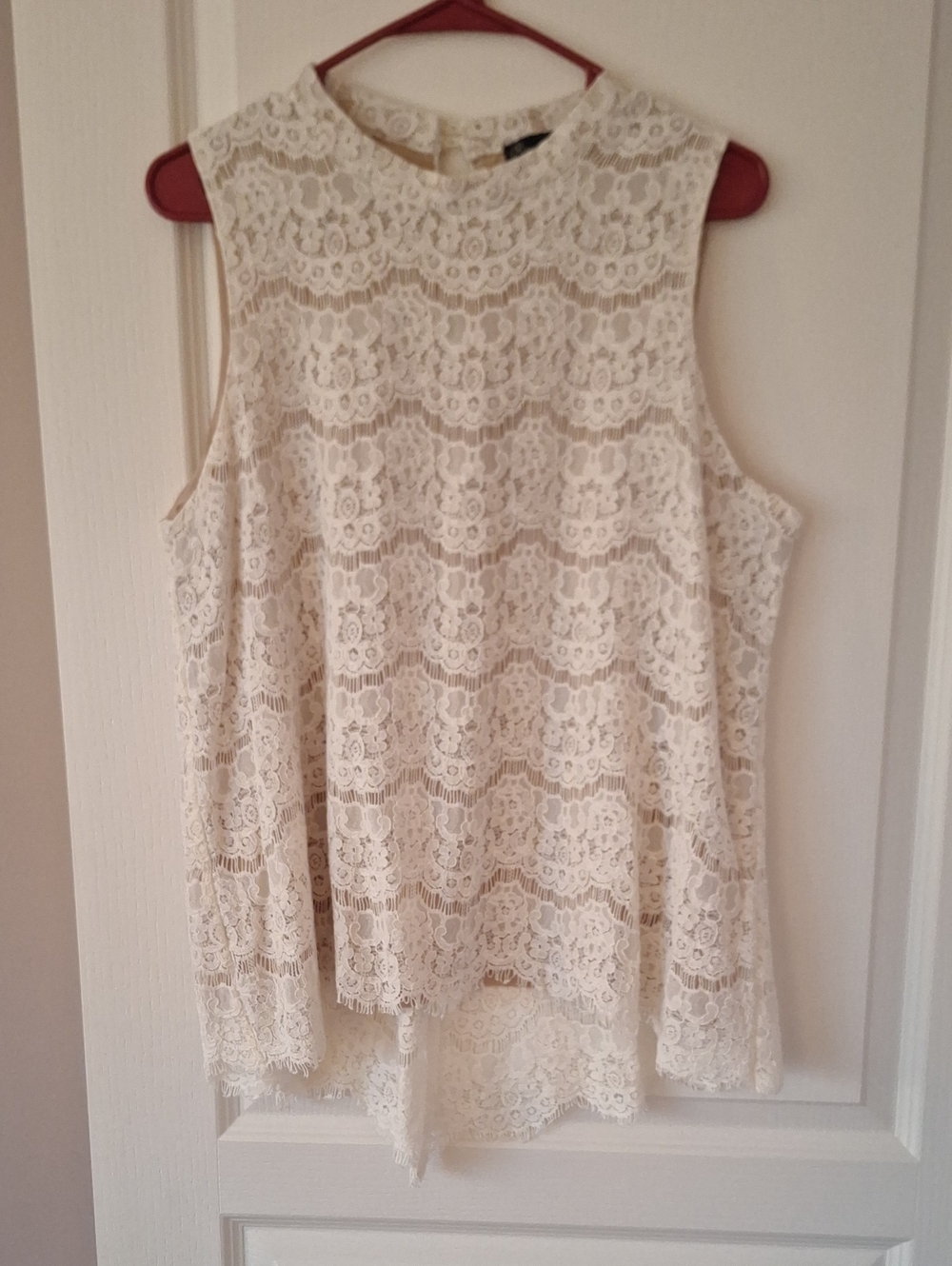 Rose & Olive Ivory Lace Sleeveless Camisole